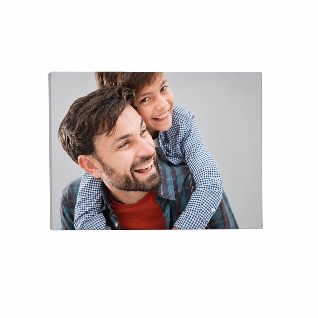 QUADRO DI TELA PRSONALIZZATO CON FOTO E DEDICA