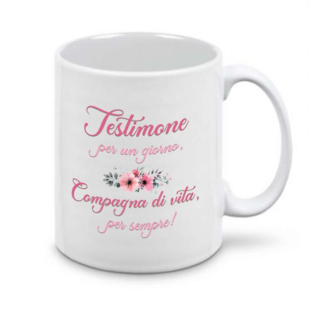 TAZZA CERAMICA PERSONALIZZATA CON IMMAGINE E DEDICA