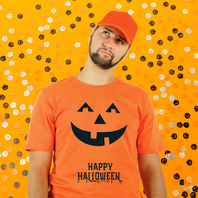T-shirt uomo “happy halloween”