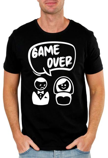 T-shirt GAME OVER UOMO