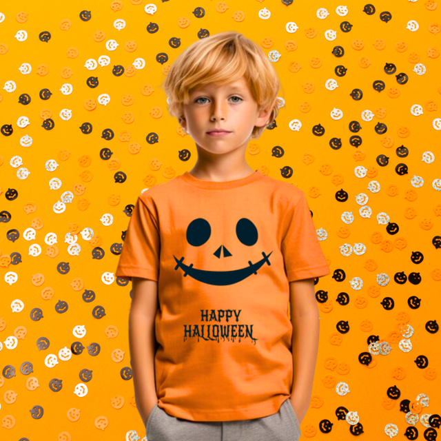 T-shirt bambino/a “happy halloween”