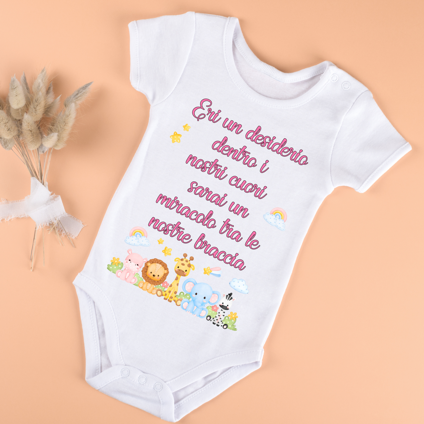 Body eri un desiderio scritta rosa
