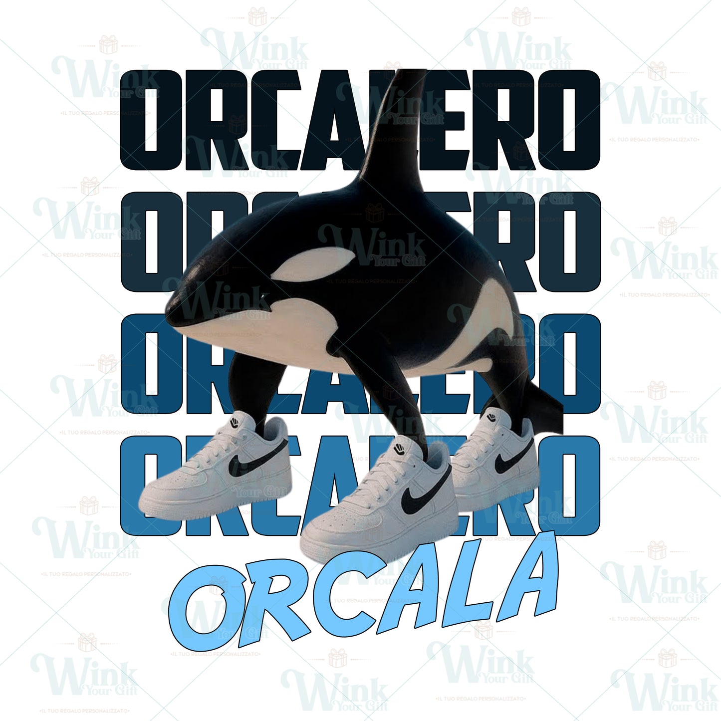 ORCALERO_ORCALA KIT SCUOLA PORTAMERENDA BAVETTA TOVAGLIETTA BRAINROT