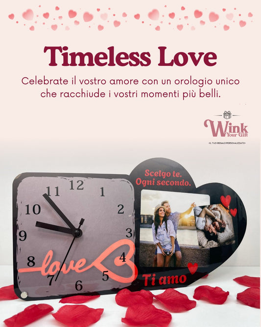 Orologio da tavolo Amore personalizzato B
