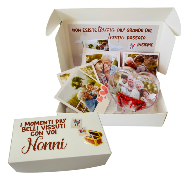 PORTAFOTO CON FRASE E FOTO PERSONALIZZATA PER NONNI
