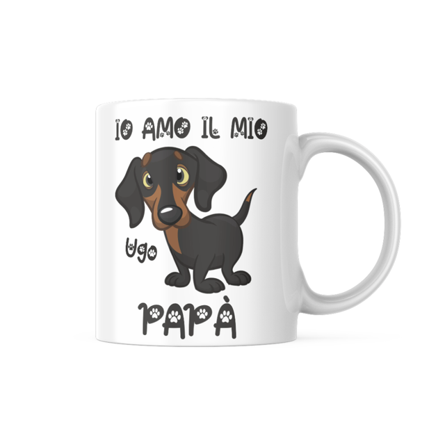 TAZZA CERAMICA PERSONALIZZATA CON IMMAGINE E DEDICA