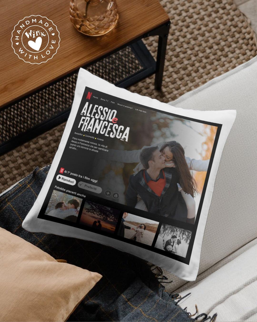 NETFLIX Cuscino quadrato