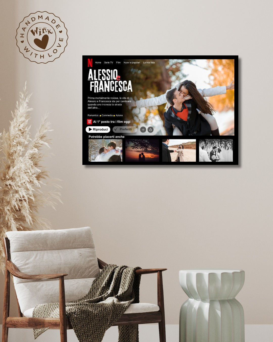 NETFLIX Quadro in tela