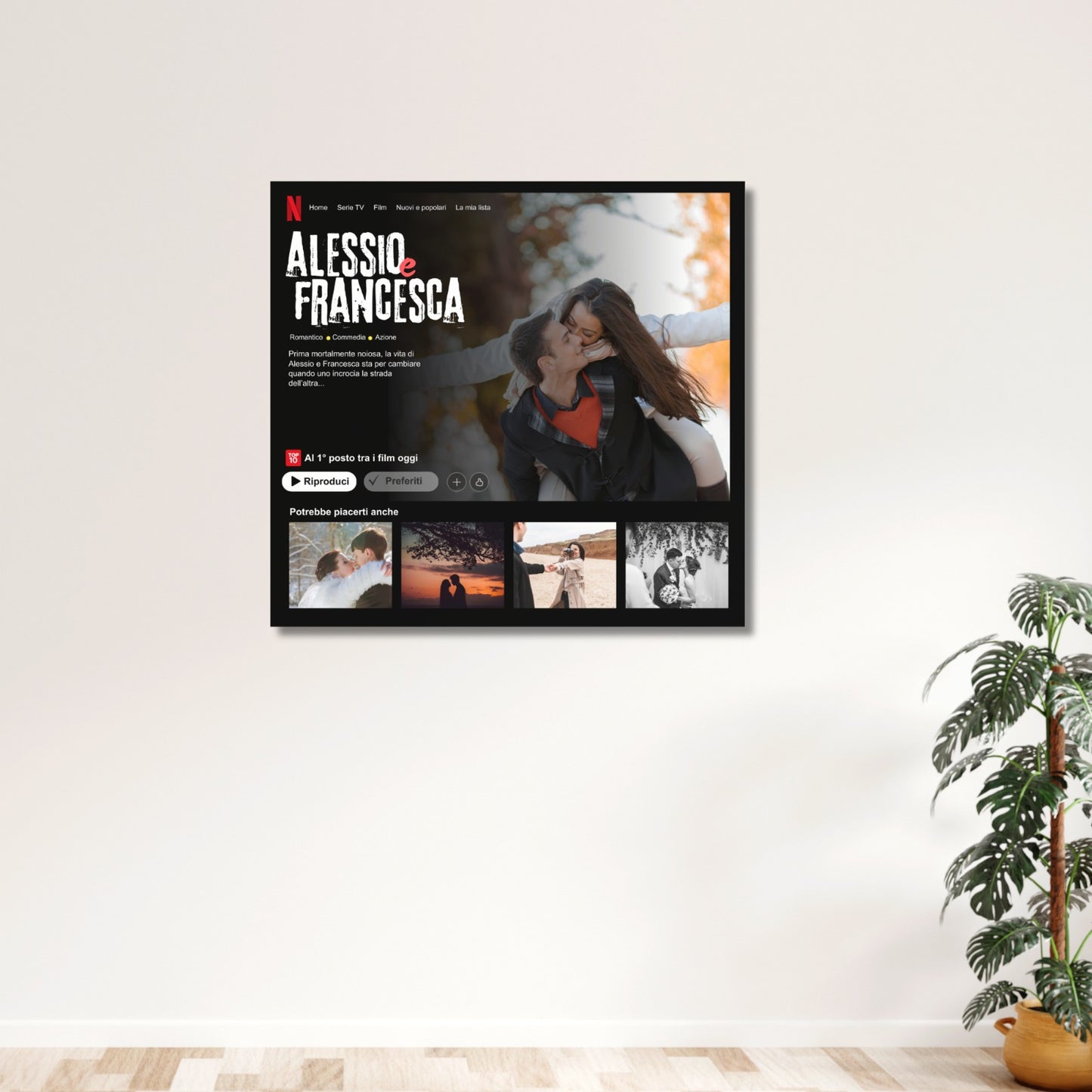 NETFLIX Quadro in tela