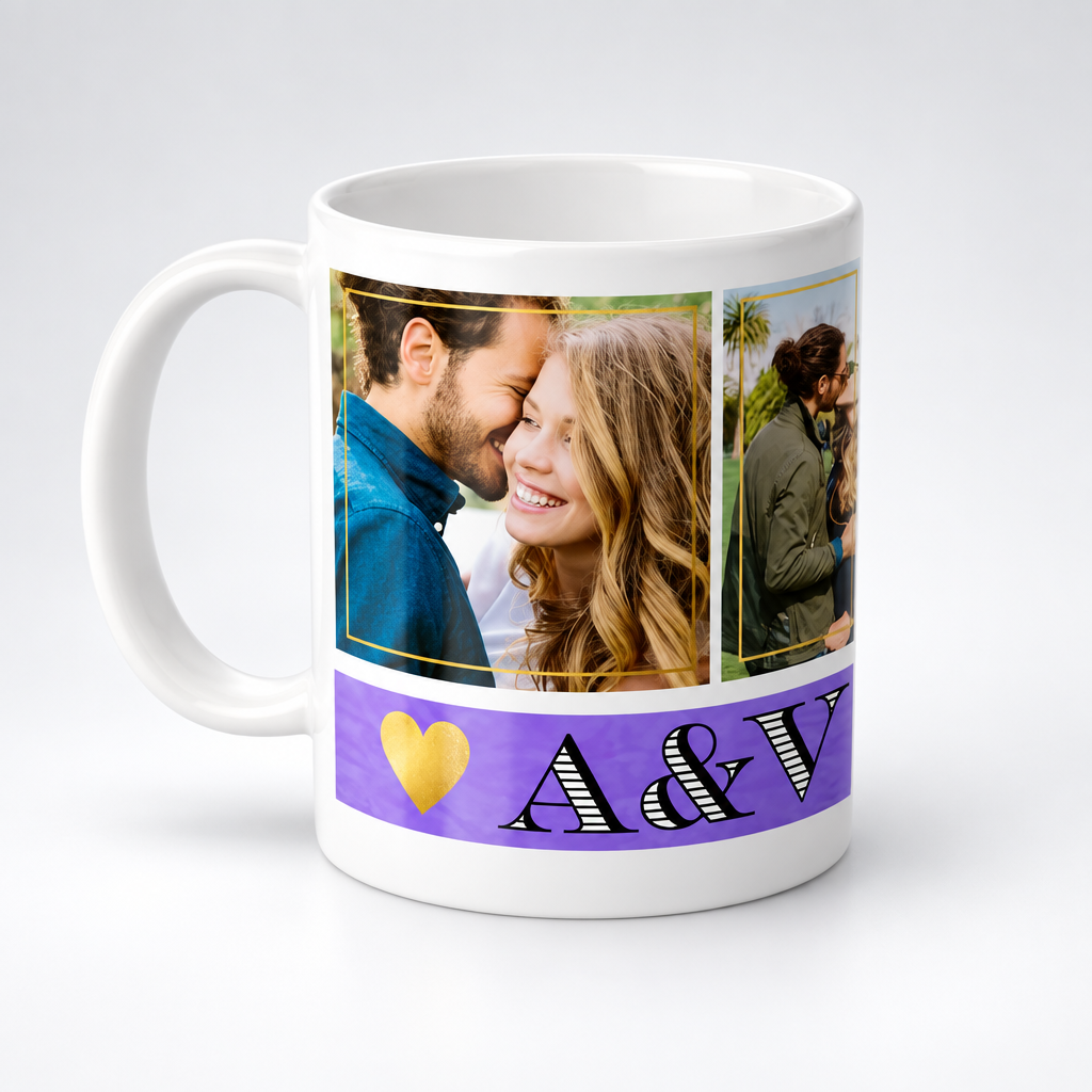 TAZZA CERAMICA PERSONALIZZATA CON IMMAGINE E DEDICA