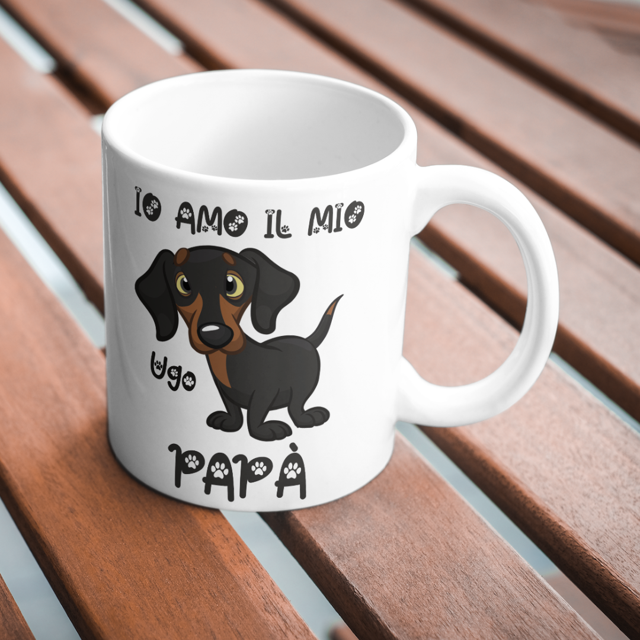 TAZZA CERAMICA PERSONALIZZATA CON IMMAGINE E DEDICA