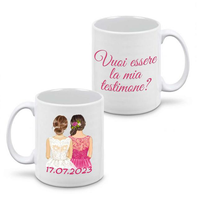 Tazza Testimone "Vuoi essere la mia Testimone"