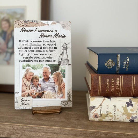 quadretto legno nonno