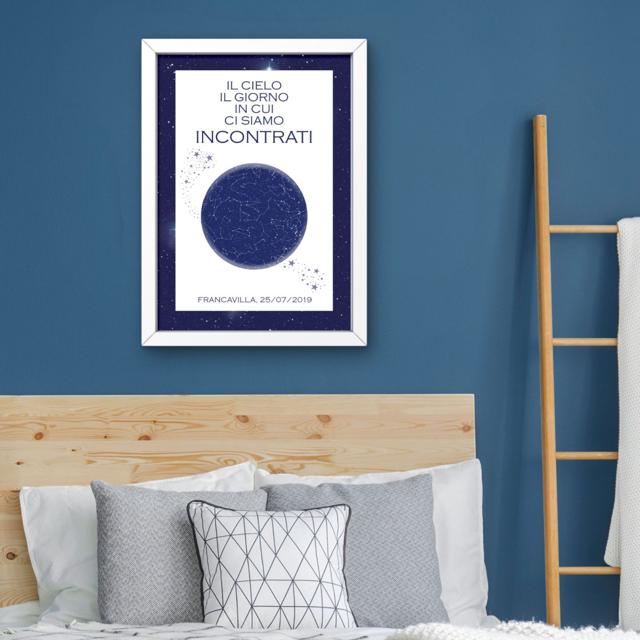 Quadro “Mappa delle stelle”