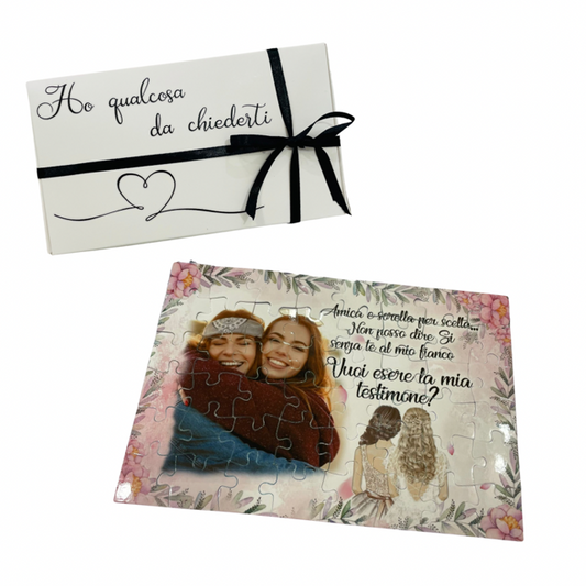 PUZZLE PERSONALIZZATO CON FRASE TESTIMONE