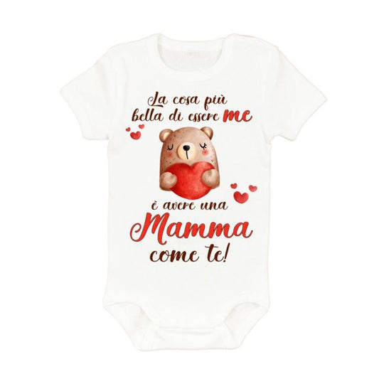 BODY PERSONALIZZATO CON FRASE PER LA MAMMA