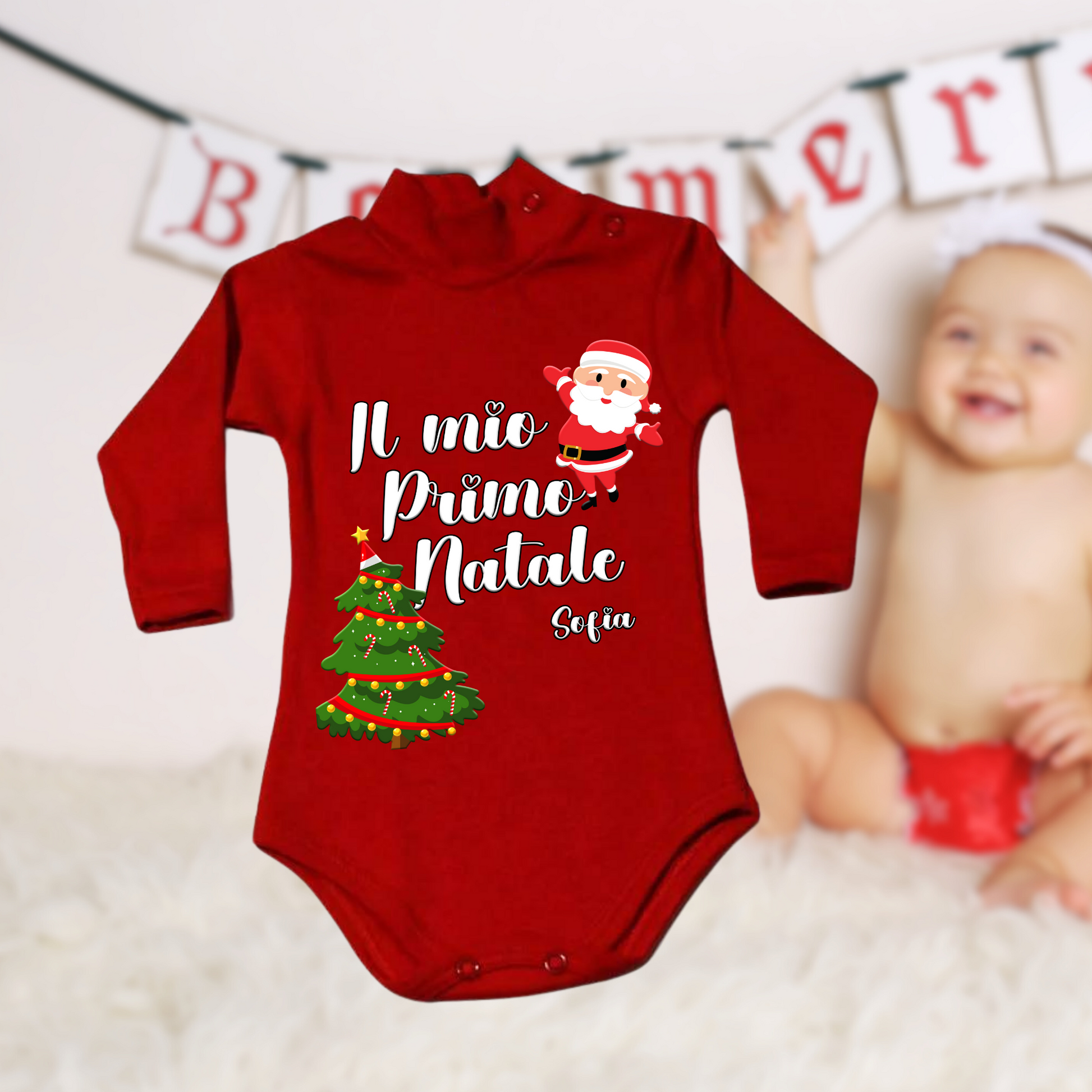 BODY PER BAMBINO NATALIZIO PERSONALIZZATO CON NOME E DEDICA 