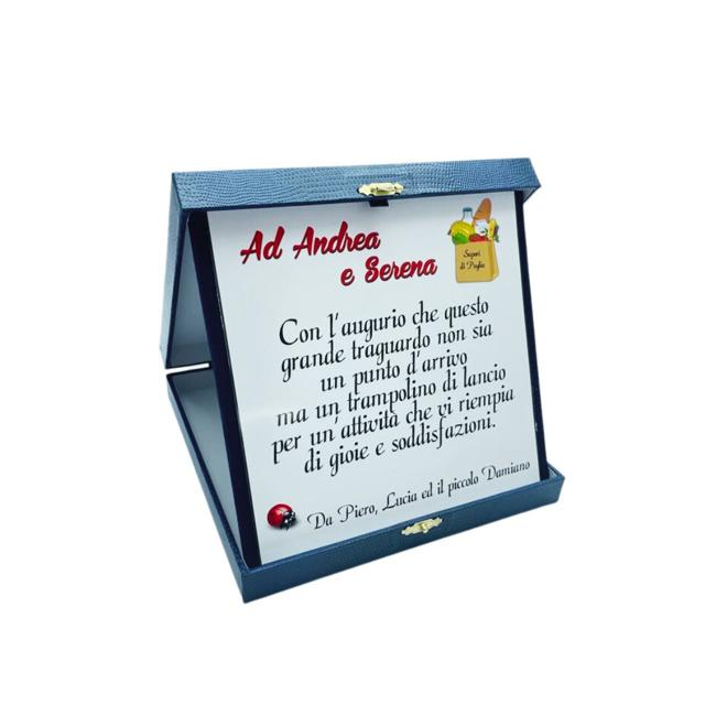 TARGA REGALO PERSONALIZZATA CON DEDICA 
