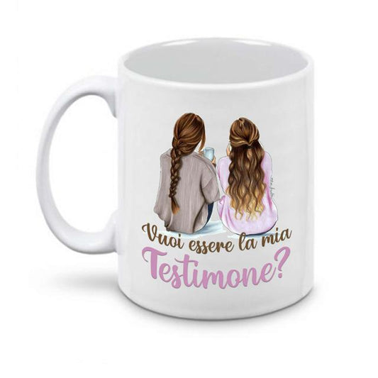 TAZZA IN CERMICA PERSONALIZZATA CON IMMAGINE TESTIMONE