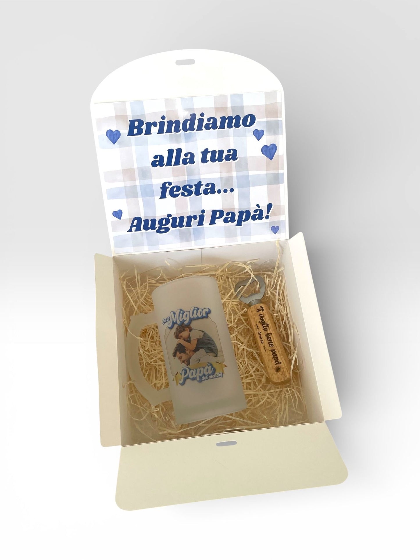 🍺  Box Boccale da Birra e Apribottiglia Papà