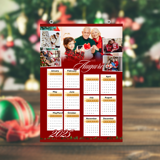 QUADRO_CALENDARIO_NATALIZIO_PERSONALIZZATO_CON_FOTO_E_DEDICA