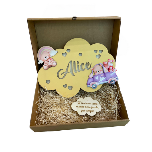 LAMPADE IN LEGNO PERSONALIZZATE CON NOME PERSONAGGIO E DEDICA
