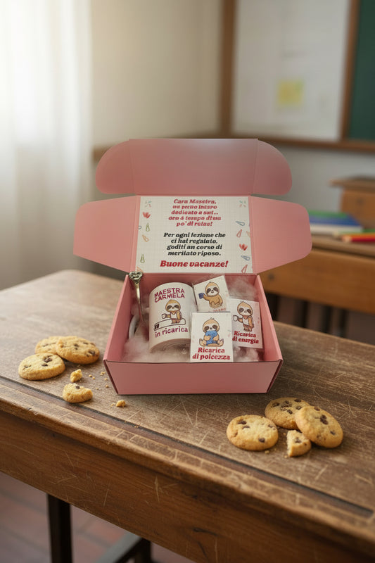 Box con tazza e cucchiaino