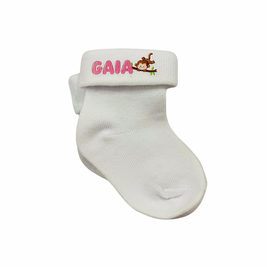 CALZINI PERSONALIZZATO CON NOME JUGLE ANIMALE