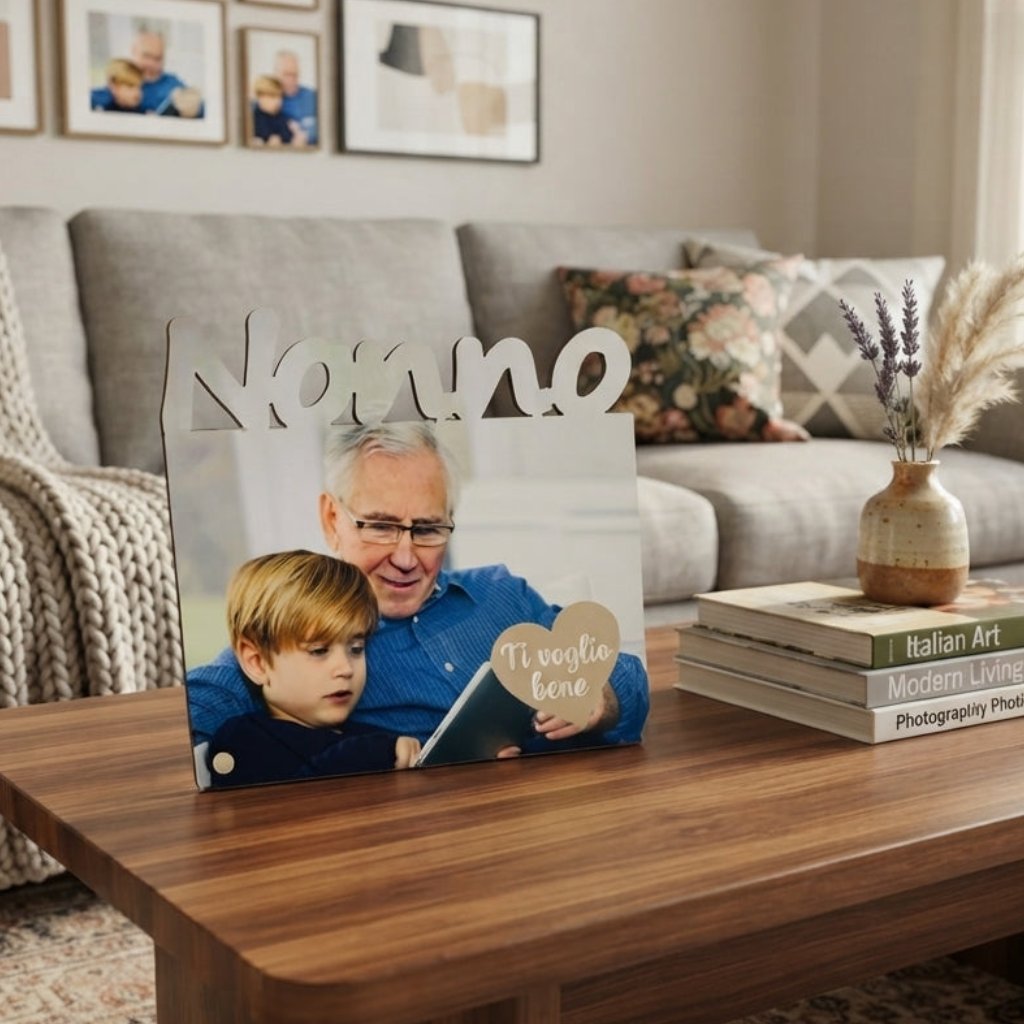 quadretto nonno con piedino
