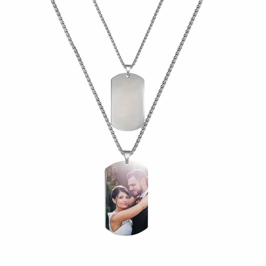 Collana con piastrina