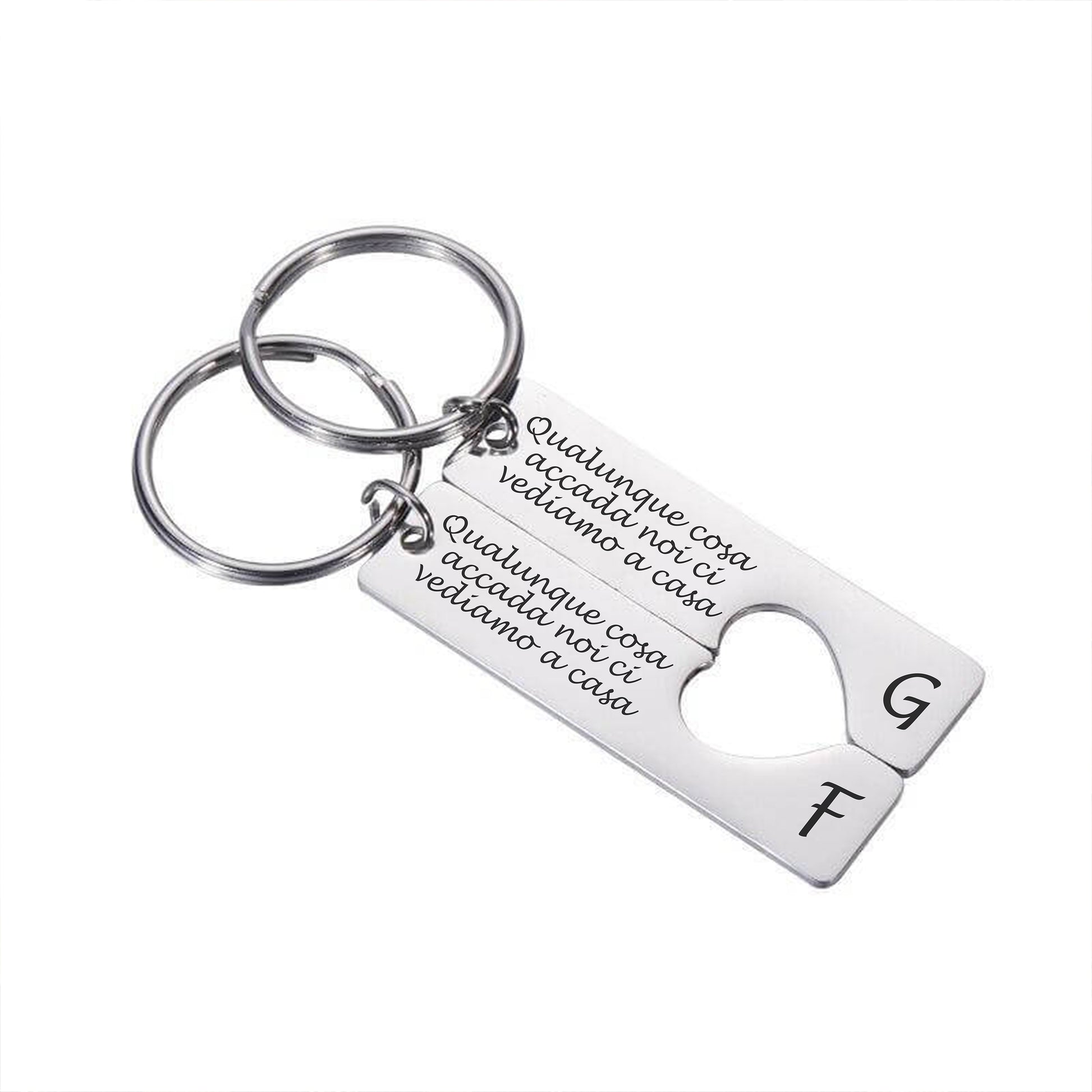 PORTACHIAVI IN ACCIAIO PERSONALIZZATO 