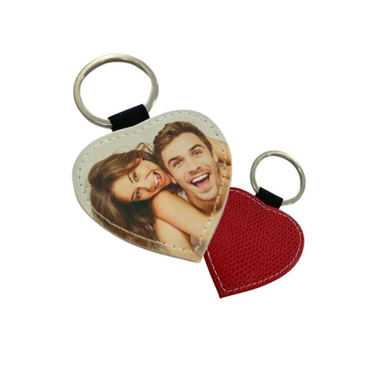 PORTACHIAVI PERSONALIZZATO CON FOTO CUORE