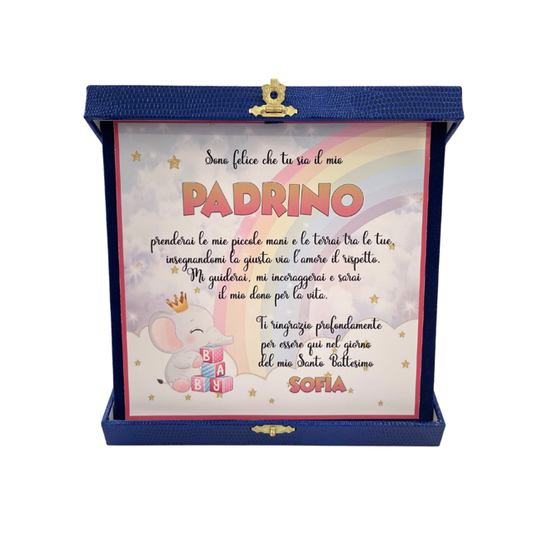 TARGA REGALO PERSONALIZZATA CON DEDICA 