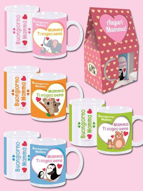 TAZZA IN CERAMICA PERSONALIZZATA CON DEDICA PER LA MAMMA