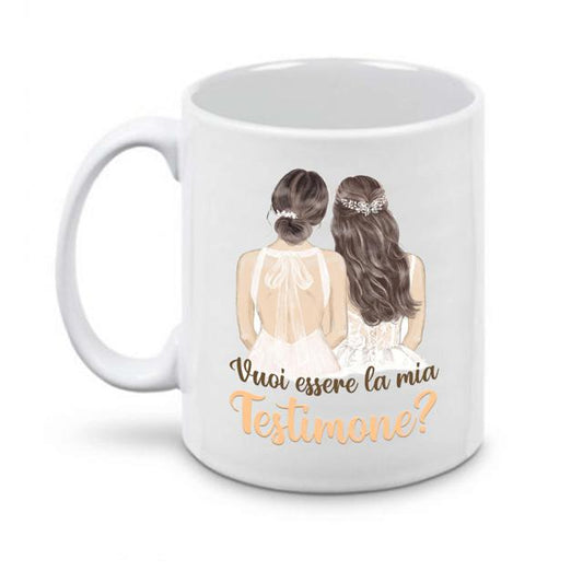 TAZZA IN CERMICA PERSONALIZZATA CON IMMAGINE TESTIMONE