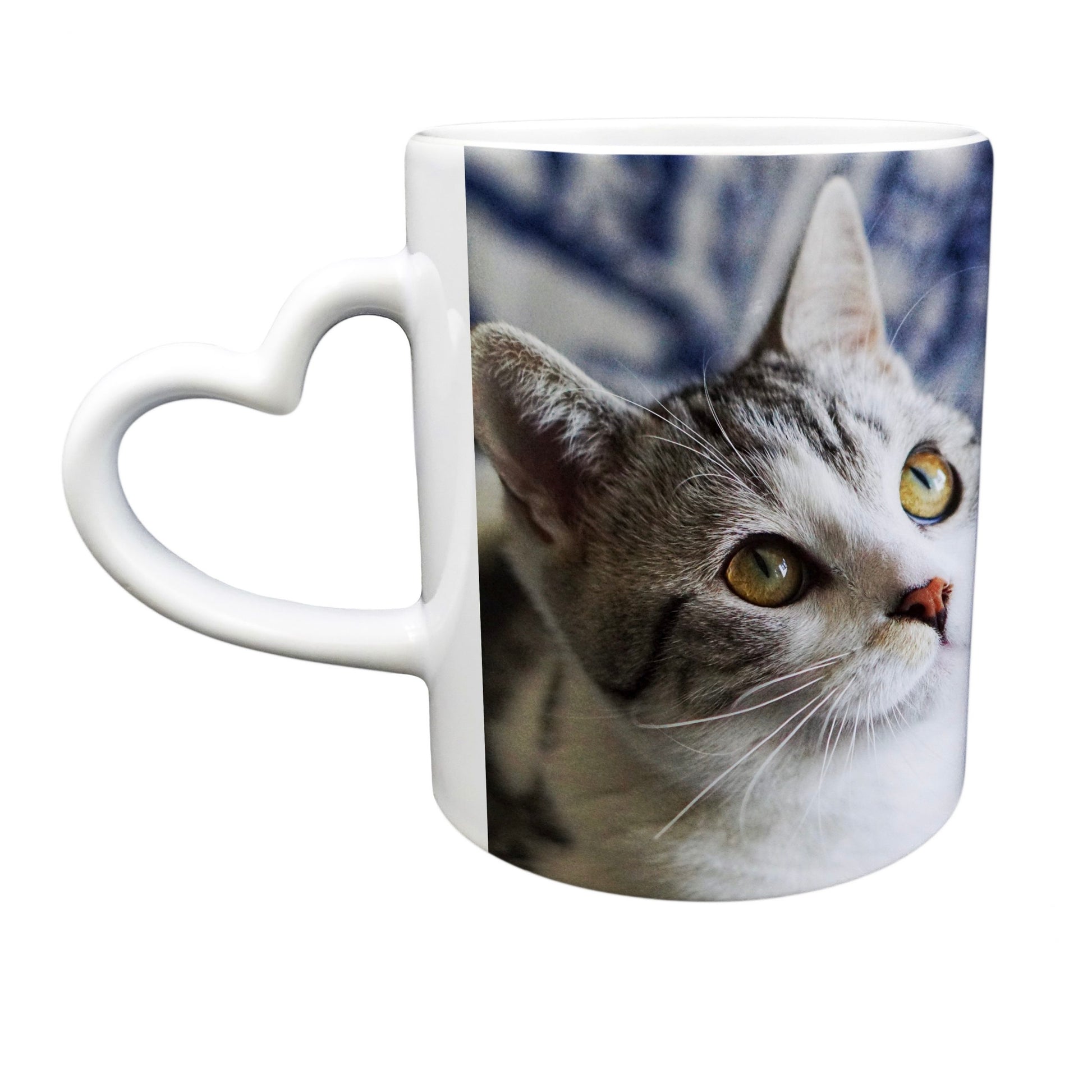 TAZZA MANICO CUORE PERSONALIZZATA CON FOTO E DEDICA