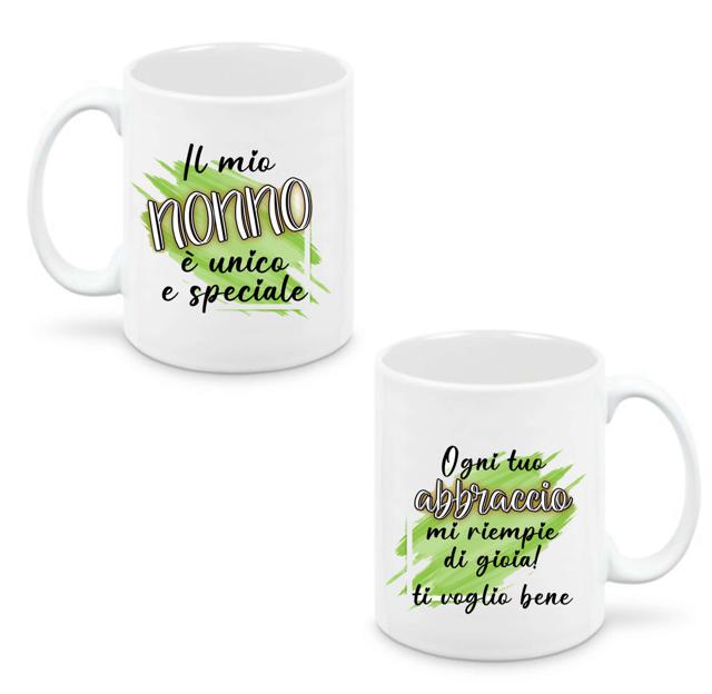 TAZZA PERSONALIZZATA CON FOTO E DEDICA PER NONNI