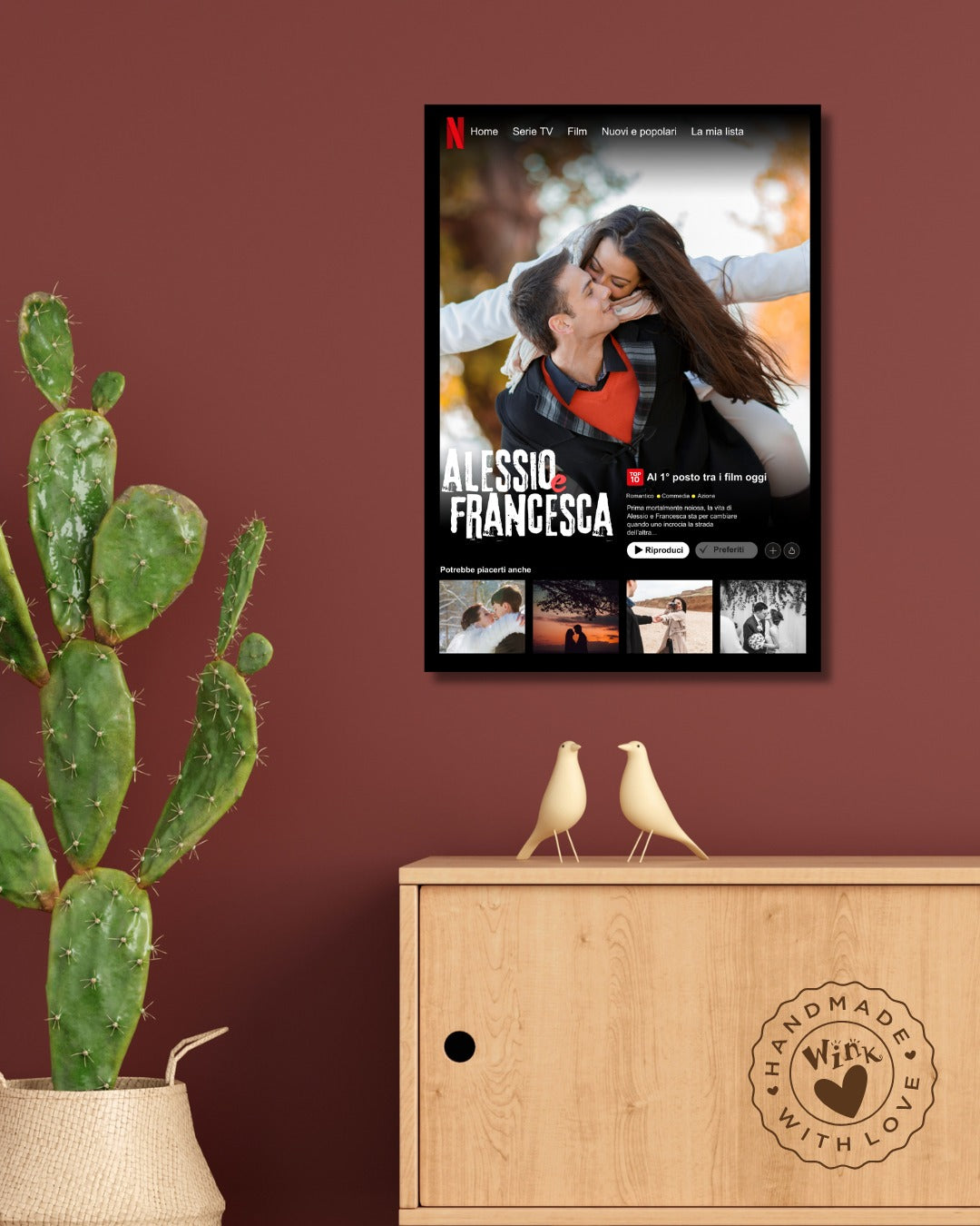 NETFLIX Quadro in tela