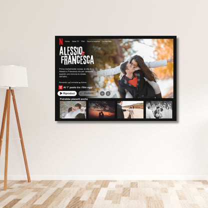 NETFLIX Quadro in tela