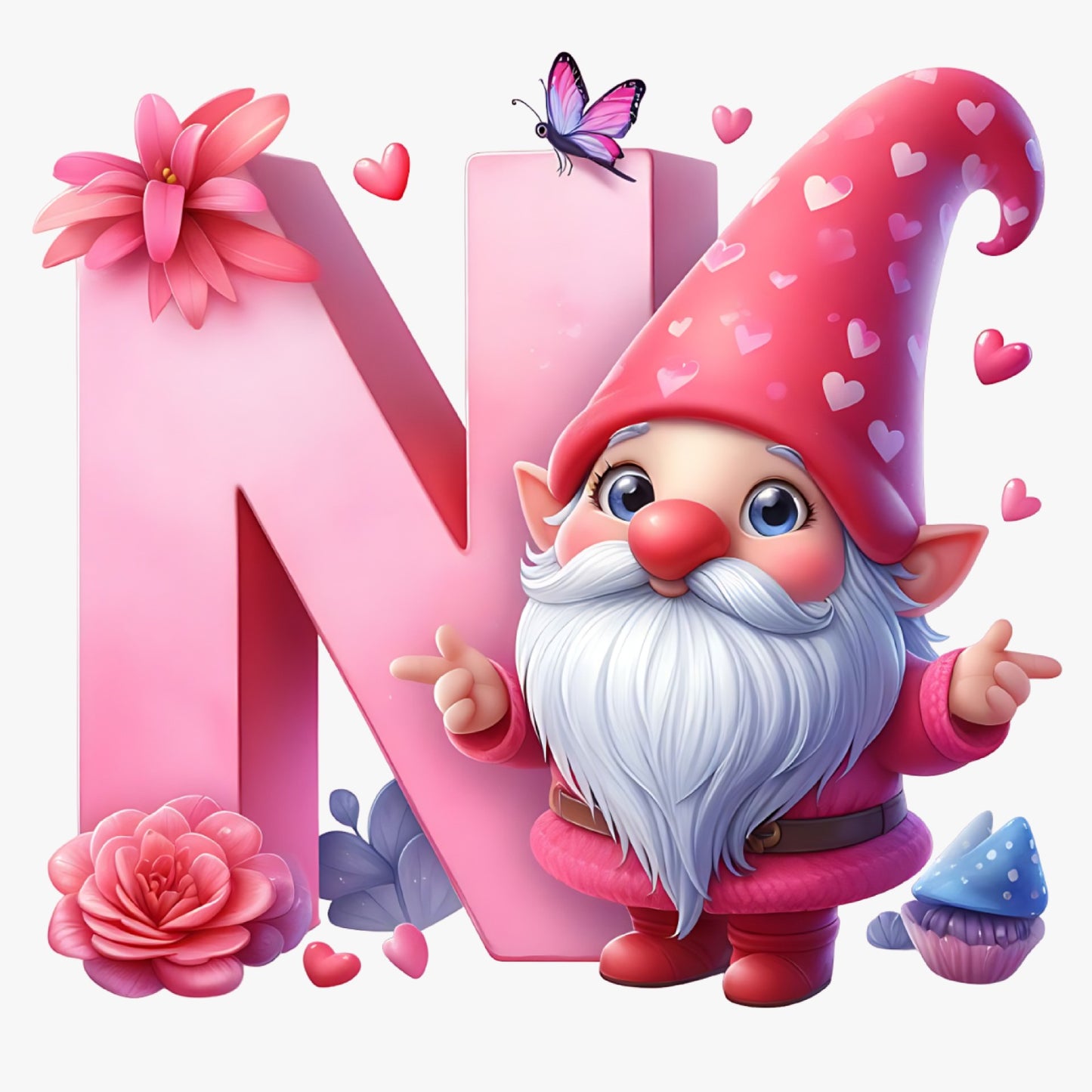 Lampada Led Plexiglass con nome femminile