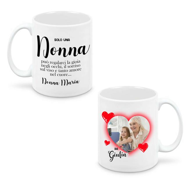 Tazza nonna con foto da personalizzare