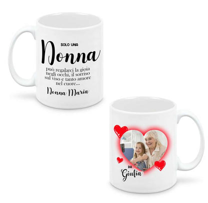 Tazza nonna con foto da personalizzare