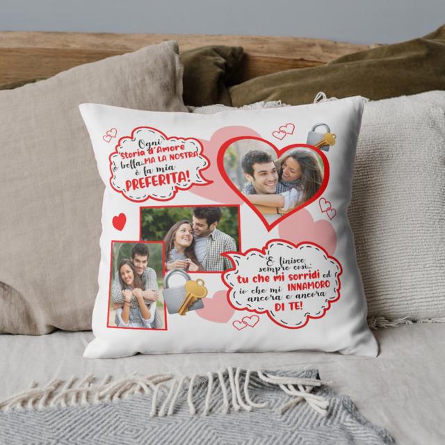 Cuscino “Ogni storia d’amore”