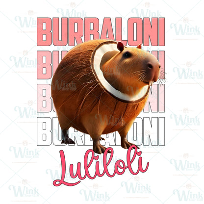 burbaloni KIT SCUOLA PORTAMERENDA BAVETTA TOVAGLIETTA BRAINROT