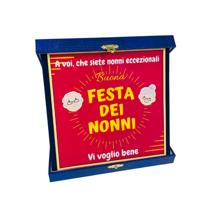 Cofanetto con targa