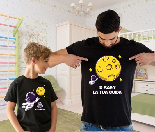 Coppia t-shirt Astronauta