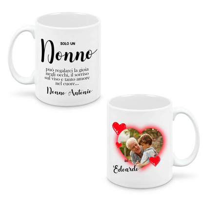 Tazza nonna con foto da personalizzare