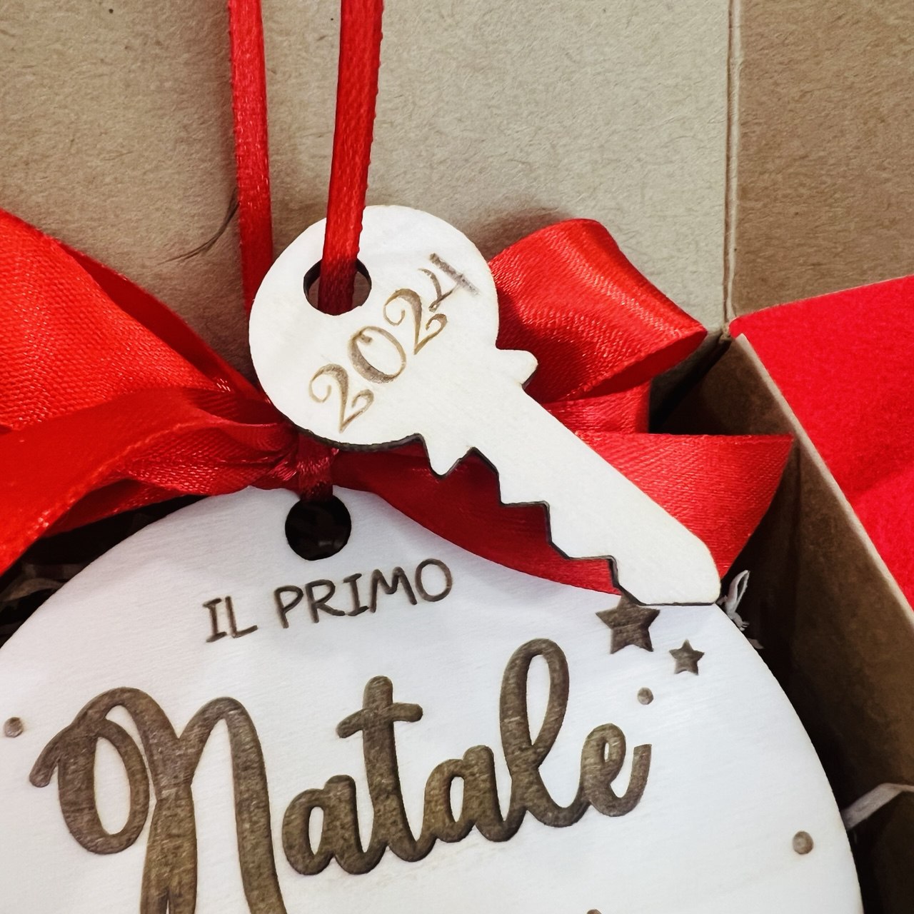 Nuova Casa - Pallina di Natale con pendente