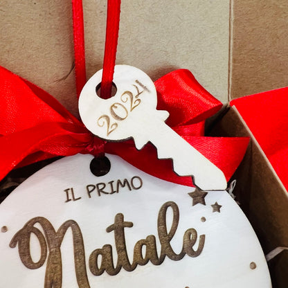 Nuova Casa - Pallina di Natale con pendente