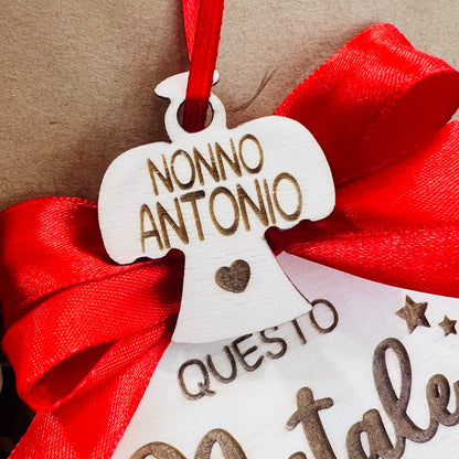 Angel - Pallina di Natale con pendente
